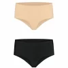 Bye Bra Invisible Highbrief 2 szt. majtki bezszwowe rozmiar S