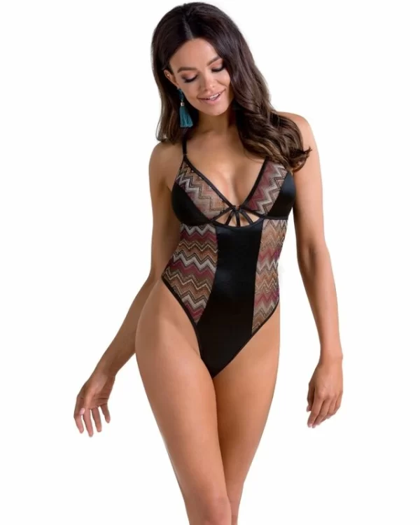 Casmir Lagerta Teddy S/M - eleganckie body z regulowanymi paskami