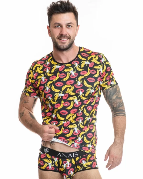 Anais Men T-shirt Bananowy S - Lycra