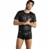 Anais Men T-Shirt Electro S - MiÄ™kka Mikrofibra z Militarnym Wzorem