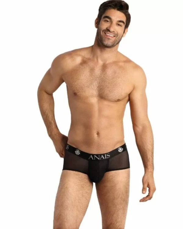 ANAIS MEN Eros Brief S - czarne figi mÄ™skie z tiulu