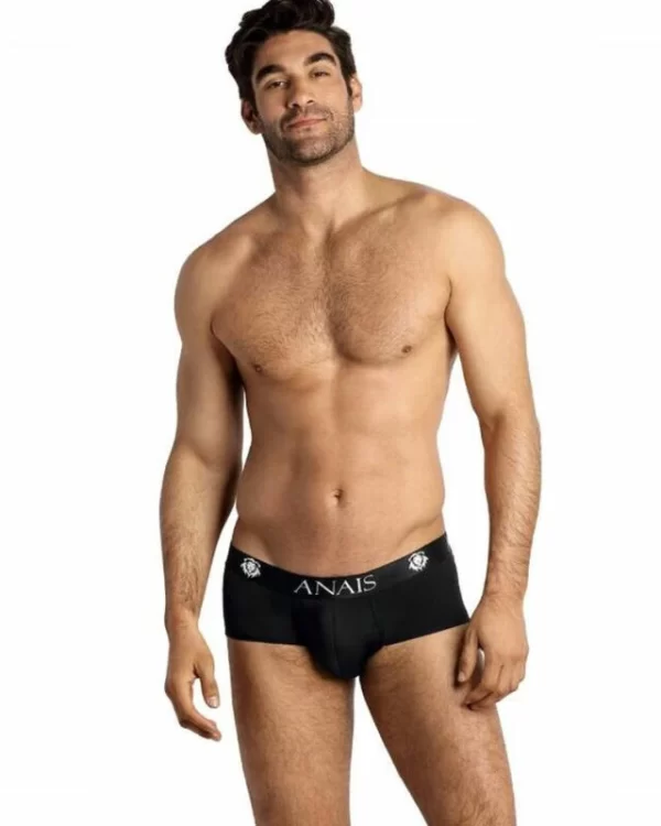 Anais Men S - Figi sportowe z czarnej mikrofibry