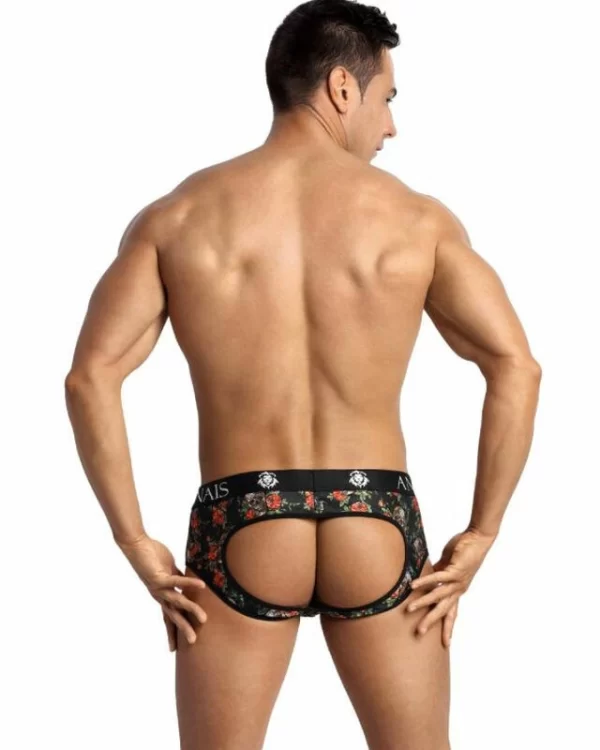 Anais Men Power Jock Bikini L z motywem roÅ¼ i czaszek