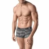 ANAIS MEN AEGIS Boxer Briefs S Grey Checkered Advanced Fit - Boutique Anelma ANAIS MEN Aegis Bokserki męskie sportowe szare S