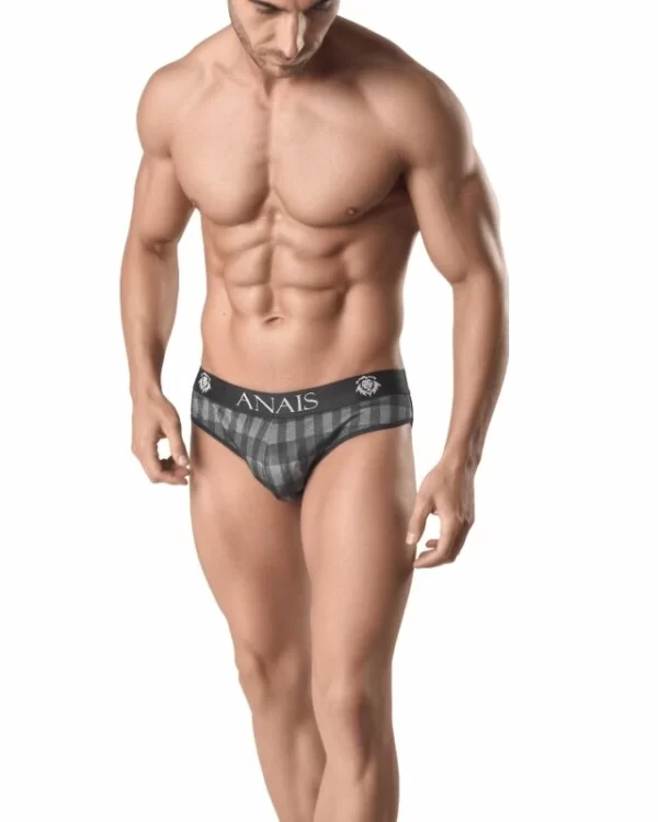 Anais Men Aegis Slip S szare figi mÄ™skie z elastycznego materiaÅ‚u