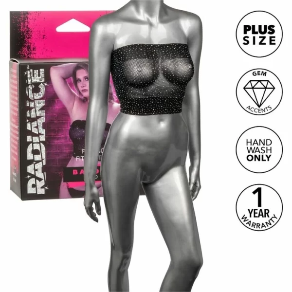 CalExotics Radiance Top Plus Size 3X z KrysztaÅ‚kami