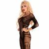 LivCo Corsetti Fashion Melisenda CF1709 Komplet Satynowy Czarny S