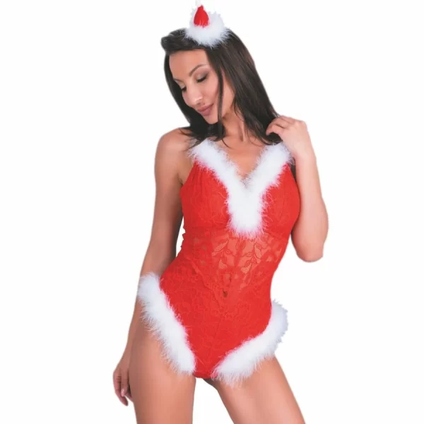 LivCo Corsetti Fashion Body Å›wiÄ…teczne Naughty Santa LC 90706 S/M