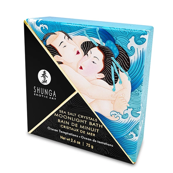 <p><strong>Shunga Ocean Temptations Bath Salts 75g</strong> is an exclusive blend designed to transform your bath into a serene
