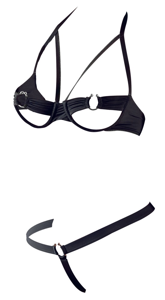 Bra and String - Boutique Anelma Bra with open cups