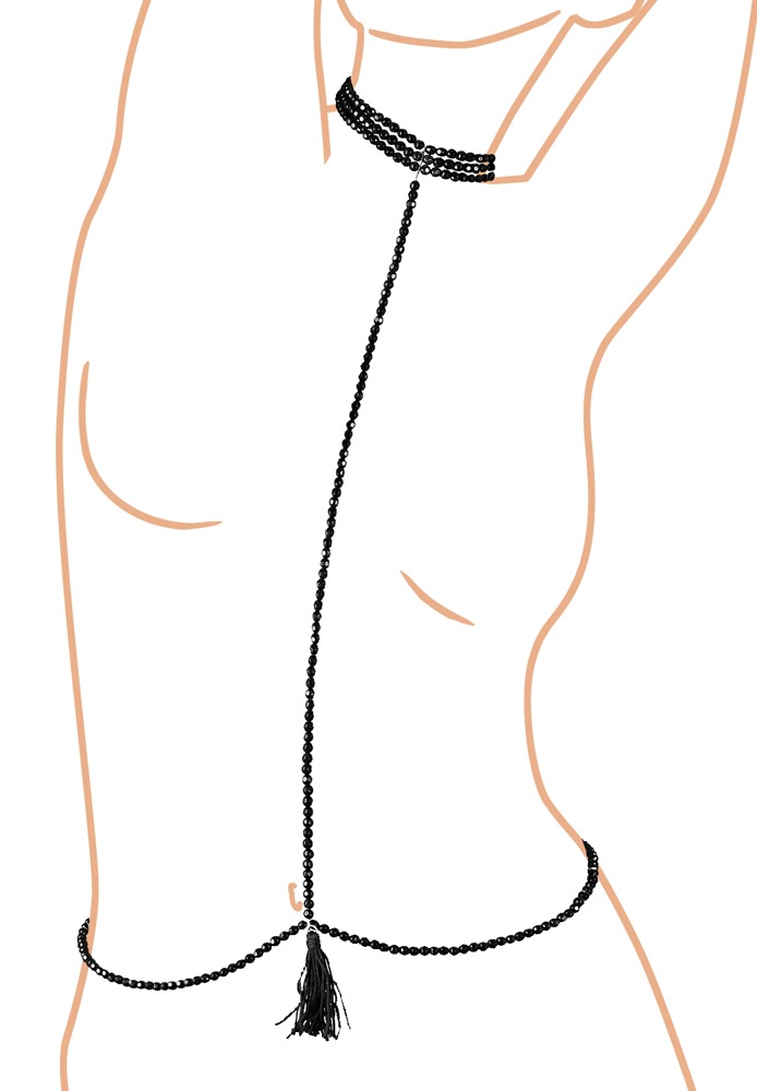Halsband mit Bikinikette S-L - Boutique Anelma Hauptkategorie>Dessous & Fashion>Schmuck & Accessoires