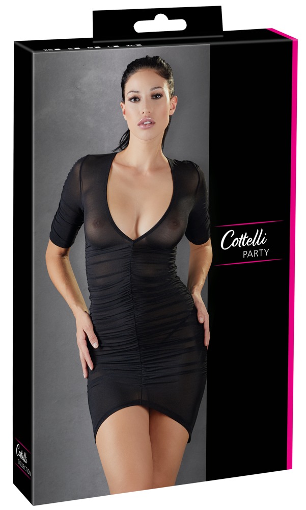 27177351021_verp - Boutique Anelma semi-transparentes Minikleid