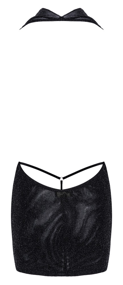 Noir - Boutique Anelma Slightly transparent black material