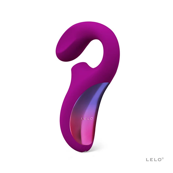 LELO Enigma Deep Rose Dual-Action Sonic Massager Waterproof Silicone