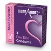 MoreAmore Fun Skin 3-Pack Textured Latex Condoms Dotted & Ribbed 53mm - Boutique Anelma MoreAmore Fun Skin 3-Pack Textured Latex Condoms Dotted & Ribbed 53mm