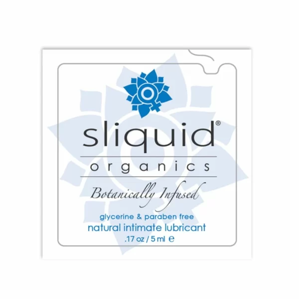 Sliquid Organics Natural Lubricant 5ml - Plant-Based Formula