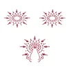 Petits Joujoux Gloria Body Jewelry Set Red - Over 300 Crystals