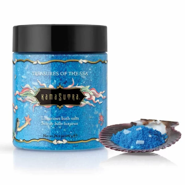 <p><strong>Kama Sutra Treasures of the Sea Bath Salts 694g</strong> are designed to elevate your bathing experience