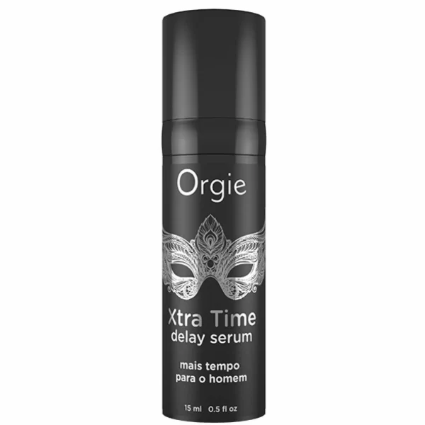 <p><strong>Orgie Xtra Time Delay Serum 15ml</strong> is a specialized silicone-based preparation designed to support prolonged intimate moments. Crafted with high-quality silicone