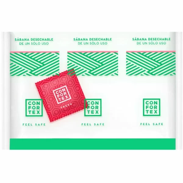 CONFORTEX Disposable Hygienic Sheet 150x200cm + Strawberry Flavour Protection