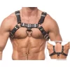 Leather Body Harness Skorzany Body z ÅaÅ„cuchem
