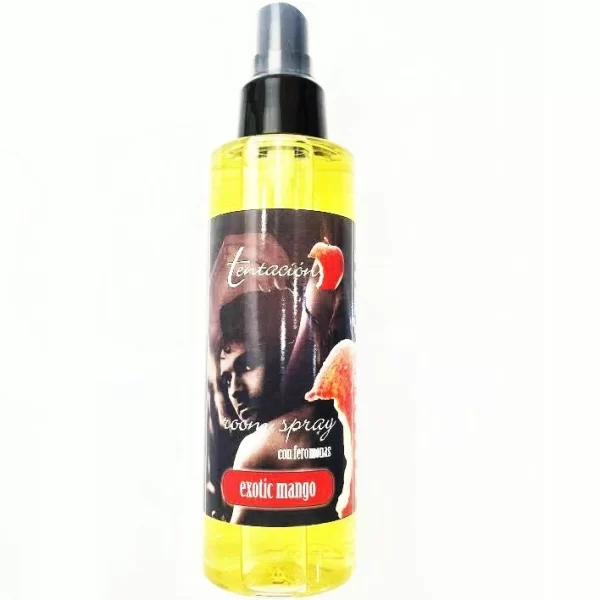 <b>Tentacion Exotic Mango Air Freshener with Pheromone Formula 150ml</b><br><br>Introducing a sophisticated air freshening solution designed to elevate your surroundings. The Tentacion Exotic Mango Air Freshener utilizes an advanced formula infused with selected aroma components and pheromone-inspired elements