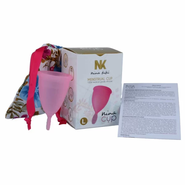 Sustainable Period Care</b><br><br>Experience a new standard in comfort and protection during your period with the Nina Kiki Menstrual Cup