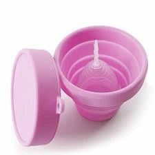 <b>Nina Kiki Foldable Silicone Sterilizer Cup</b><br><br>Ensure everyday comfort and optimal hygiene with the Nina Kiki Foldable Silicone Sterilizer Cup
