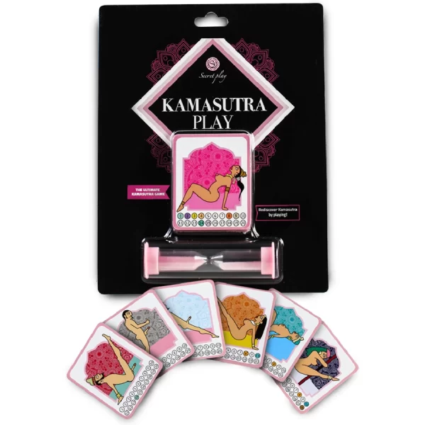<b>Secretplay Game for Couples Kamasutra Play – Multilingual Card Set</b><br><br>Bring a new dimension to your relationship with the Secretplay Game for Couples Kamasutra Play. This engaging card set is designed to encourage playful interaction and communication between partners