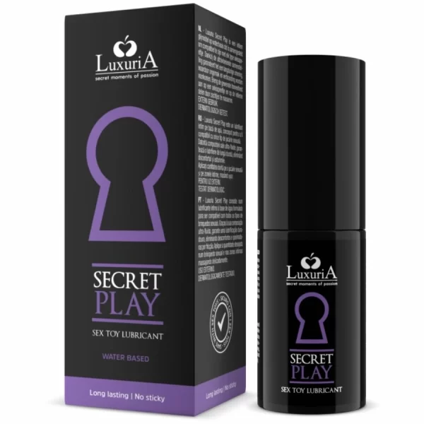 <b>Intimateline Luxuria Secret Play Water-Based Lubricant 30ml</b> is a premium solution designed to enhance comfort and care during the use of intimate devices. This advanced formula is crafted especially for compatibility with a wide range of accessories