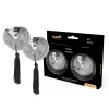 Coquette Chic Desire Silver Nipple Covers - Self-Adhesive
