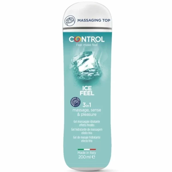 <h2>CONTROL 3 in 1 Ice Feel Gel 200ml – Advanced Cooling Lubrication & Massage Solution</h2>