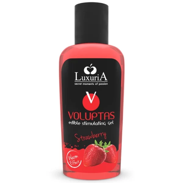 <b>Discover a new dimension of intimate care with Intimateline Luxuria Voluptas Edible Warming Massage Gel – Strawberry