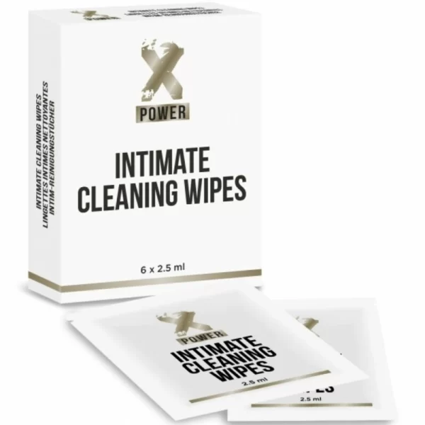 Labophyto XPOWER Intimate Cleansing Wipes 6-Pack Pocket Size Fresh Scent