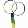 Diablo Picante Silicone Bracelet Rainbow LGBT Flag Adjustable