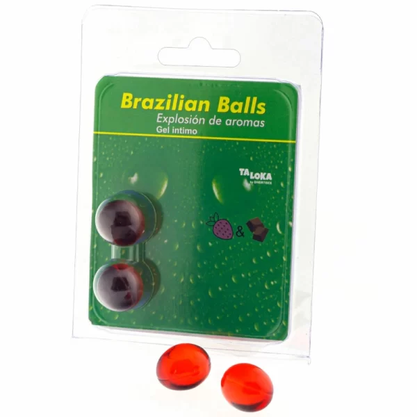 <strong>Taloka Brazilian Balls Intimate Gel Strawberry & Chocolate Aroma 2pcs</strong><br><br>Discover a unique approach to personal care with the Taloka Brazilian Balls Intimate Gel. Each package contains two innovative gel capsules