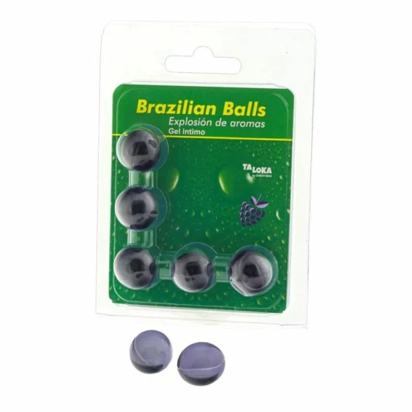 <b>Taloka 5 Brazilian Aroma Balls Berries Scented Intimate Gel Capsules</b> are a unique addition to your personal care routine