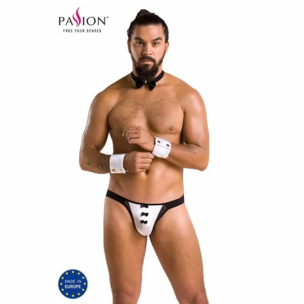 Passion Slip Alfrojo S/M Czarny - Nowoczesna Bielizna Damska Oeko-Tex