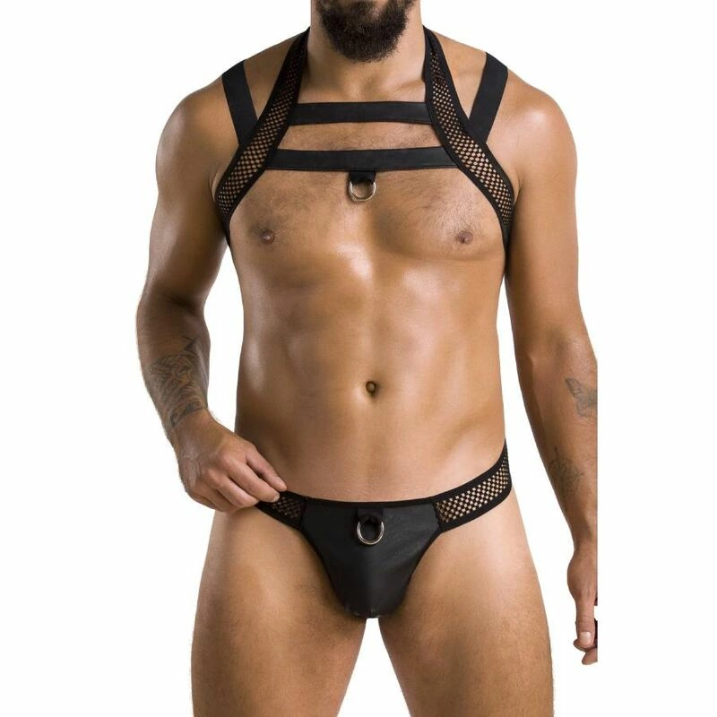 EU Quality - Boutique Anelma PASSION Jacob Black Set S/M - Modern Lingerie