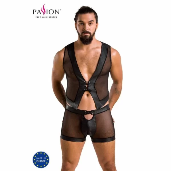 Passion Komplet William Czarny S/M - nowoczesny design