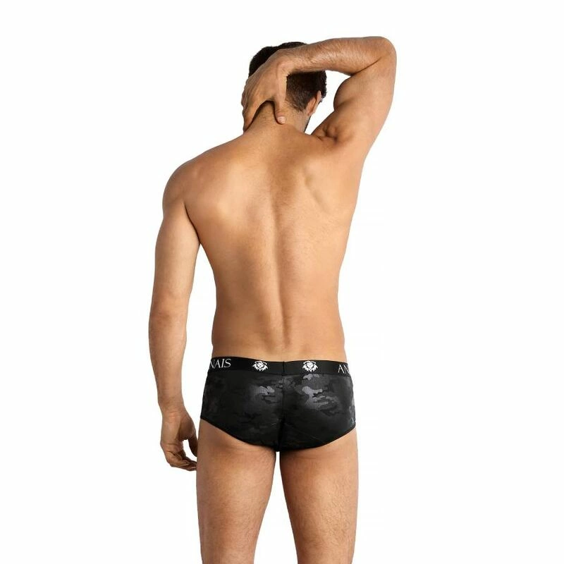 ANAIS MEN Electro Brief M - Sportowe figi z mikrofibry - Boutique Anelma militarny wzor