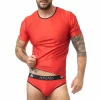 ANAIS Men SOUL Microfiber T-Shirt Red & Black - Size M - Boutique Anelma ANAIS MEN T-Shirt SOUL M czerwony czarna lamowka mikrofibra