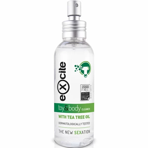 EXCITE Toy & Body Cleaner 100ml - Gentle Formula with Tea Tree Oil