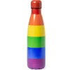 PRIDE Metallic Thermal Mug with LGBT Flag - Insulated Hot Drink Cup