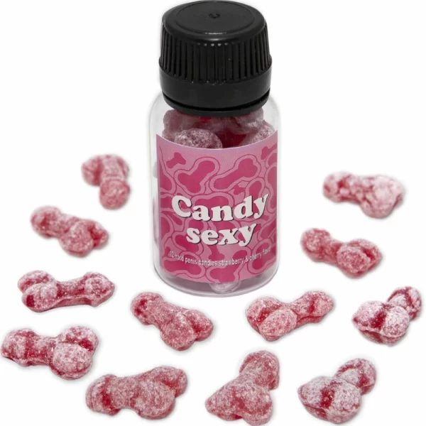 DIABLO PICANTE Strawberry-Cherry Candy Jar 12pcs Red Party Sweets