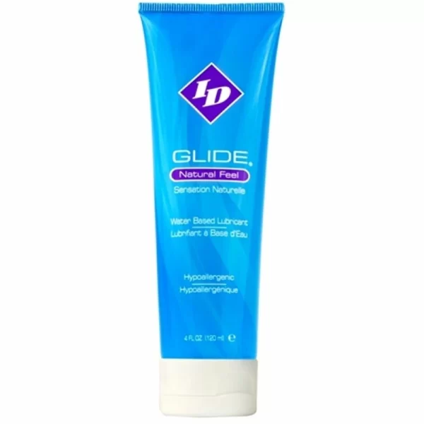 <b>ID Glide Water-Based Lubricant Ultra Long Lasting 120ml Travel Tube</b> is a premium solution for those seeking comfort and reliability in intimate moments. Developed by the renowned brand ID Lubricants