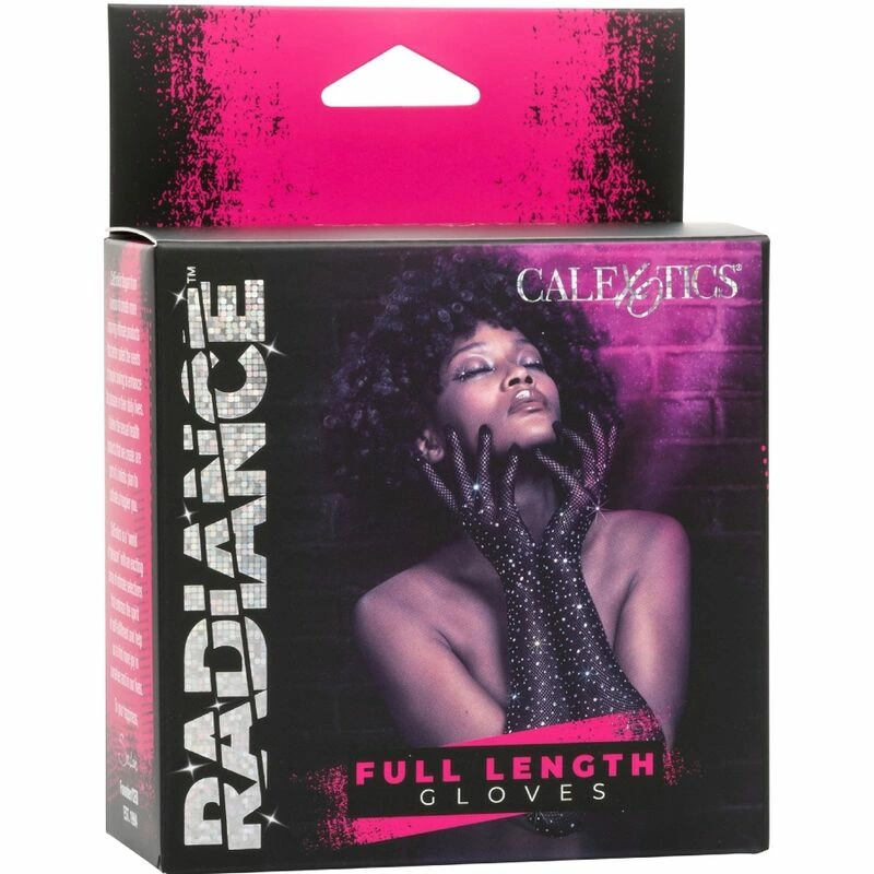 CalExotics Radiance Rękawice Siatkowe z Kryształkami Długie - Boutique Anelma Uniwersalne