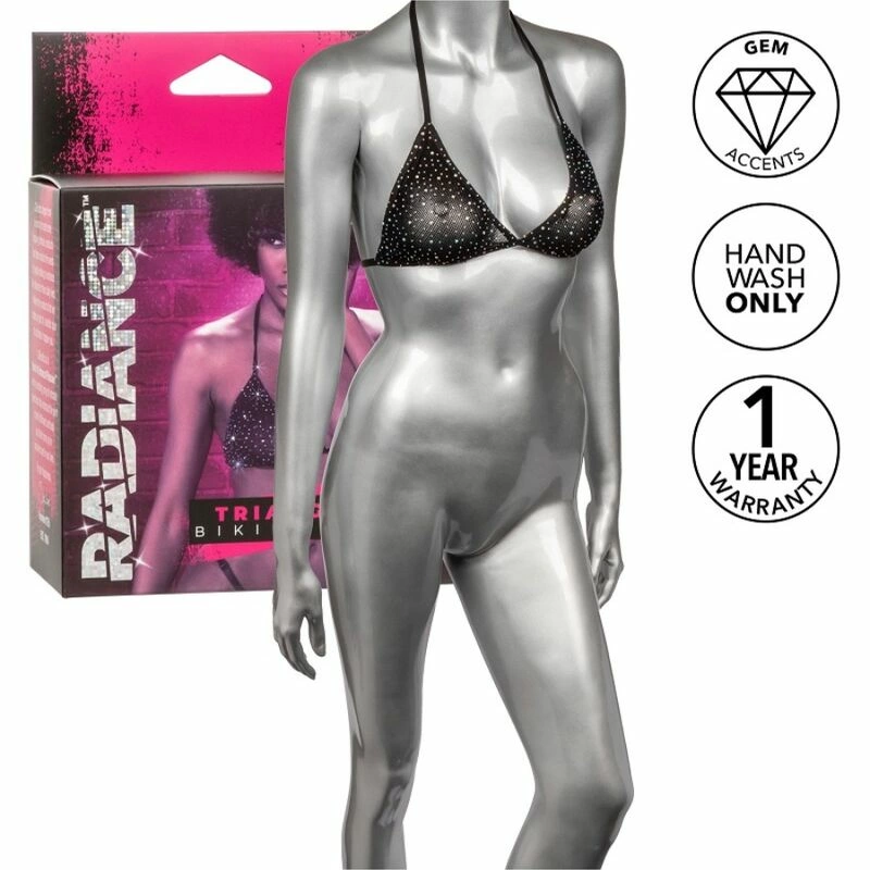 CalExotics Radiance Triangle Bikini Top with Rhinestone Accents - Boutique Anelma CalExotics Radiance Bikini Top trojkątny z kryształkami