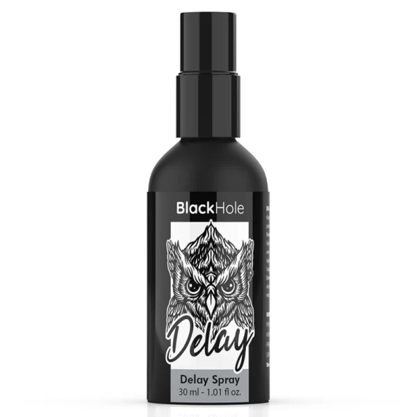 <b>BLACK HOLE Study Forte Delay Spray 30ml</b> is a modern solution designed to support your confidence and control during intimate moments. Created for those seeking enhanced endurance