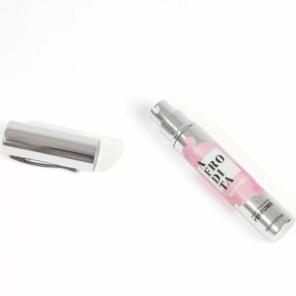 <p>Experience a boost of confidence with the <strong>Secret Play Aphrodita Pheromone Perfume Spray</strong> – a compact fragrance designed for women who appreciate sophistication and elegance in every detail. This travel-friendly spray features a captivating sweet caramel scent